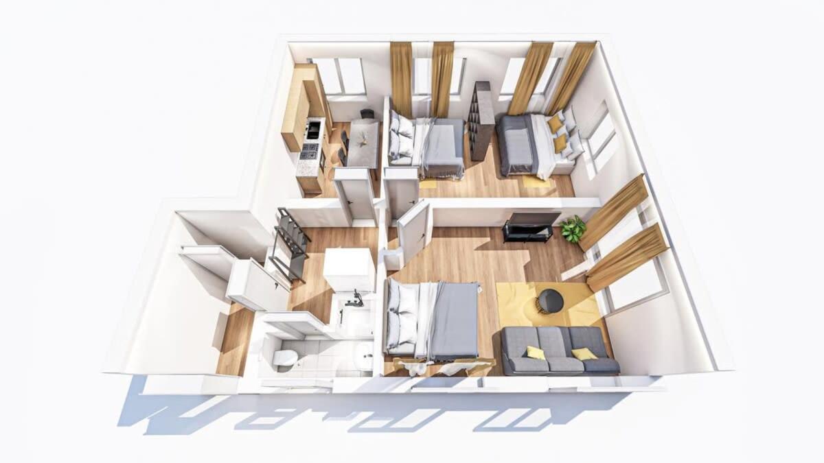 Beautiful 2 Bedroom Apartment Incl Parking 汉堡 外观 照片